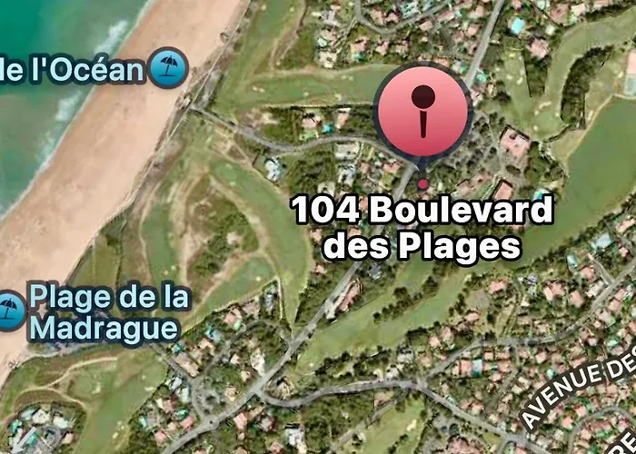 Appartement Classé 3 étoiles, Chiberta Ocean Golf Surf *